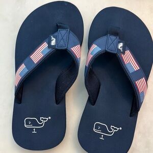 Vineyard Vines Flag Flip Flops